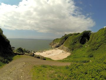 The beach