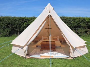 Bell tent exterior