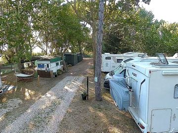 Shaded hardstanding pitches