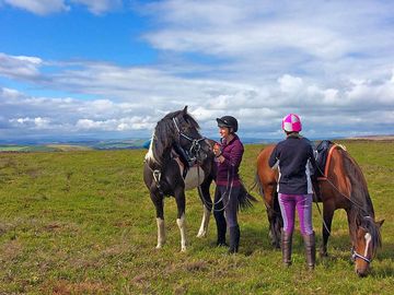 Amazing views from the riding routes