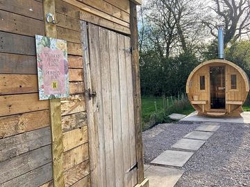 Wood fired sauna