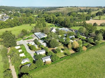 Aerial view of the site