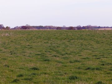Non-electric grass and earth tent pitch