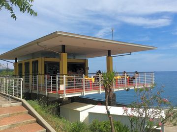 Have a drink at the bar terrace