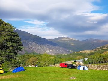 Top field with mountain views