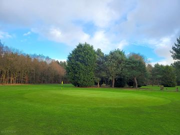 The academy 9-hole course; first green