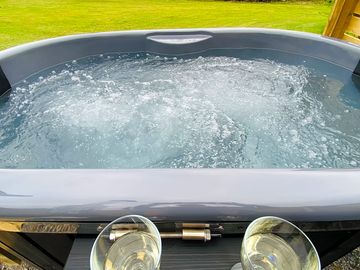 Private hot tub