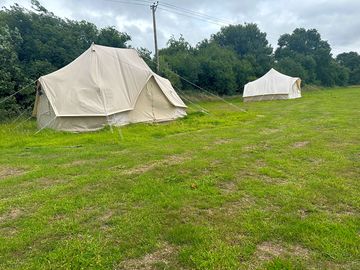 The bell tents