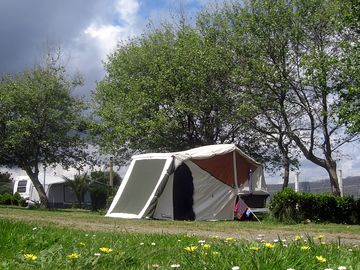 Pitch your tent and enjoy the weather