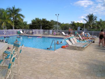 Clubhouse pool and hot tub