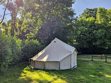 Bell tent exterior