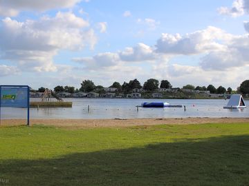 The site is on a swimming lake with its own private beach (added by manager 22 Jan 2018)