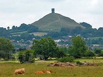 Camping at the foothill of the Glastonbury Tor (added by manager 29 Jul 2013)