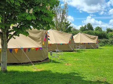 The bell tents (added by manager 19 Aug 2022)