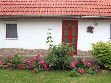 Entrance to the cottage