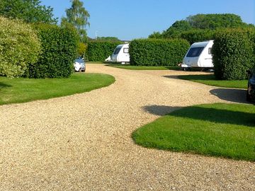 Hardstanding camping pitches