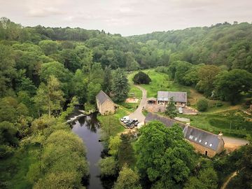 Aerial view of the site
