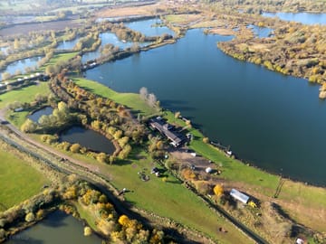 Bird's eye view of ski lake, Gerald's ponds and clubhouse (added by manager 05 Nov 2015)