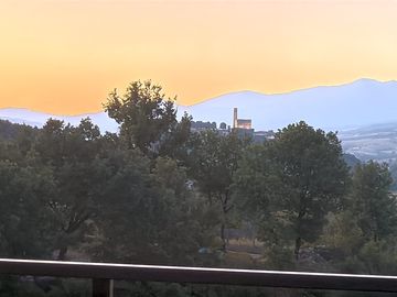 Panoramica della finestra della camera