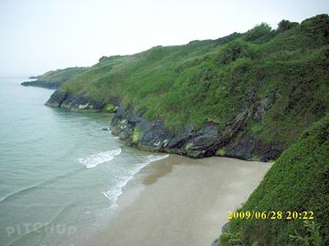 The beach