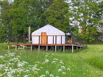 Yurt on a wooden deck (added by manager 20 Jul 2023)