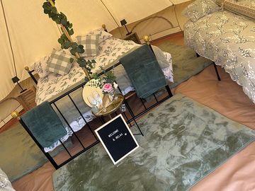 Suitable for a family of 4. Consisting of 1 x double bed and 2 single beds