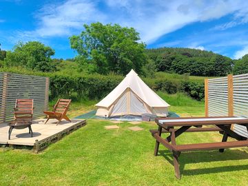 Our bell tent (added by visitor 01 Jul 2021)