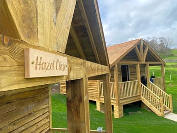 Hazel Lodge - exterior view of veranda (added by manager 07 Jul 2022)