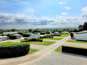 Fully-serviced pitches and views