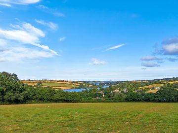 View to Mylor Creek from the camping field