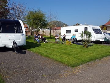 Sunny day at the site