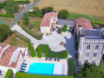 Areal view of the site