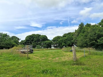 Flat open area out of the woodland (added by manager 13 Jul 2021)