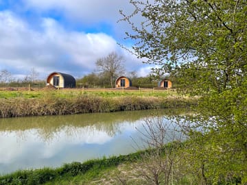 Pods overlooking the Grand Union Canal (added by manager 05 Oct 2022)