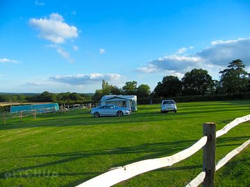 Campsite with far reaching views of High Weald (added by manager 03 Apr 2012)