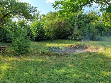 Pitches with campfire area