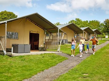 Glamping walkway