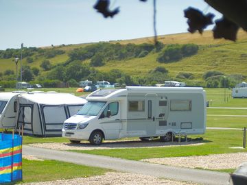 Electric Hardstanding pitch.