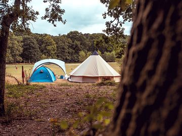 Bell tent pitch