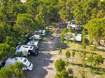 Aerial view of the site