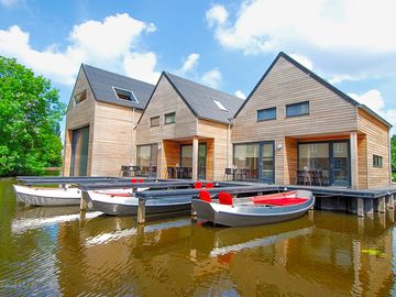 Docked boats