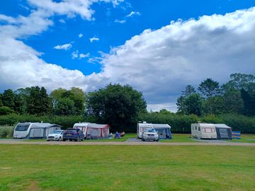 Hardstanding and grass pitches