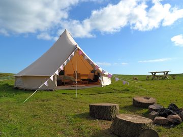 Lots of space around each tent