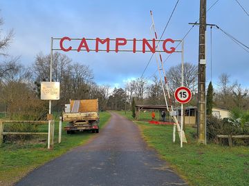 Camping entrance