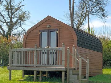 Camping pod with balcony