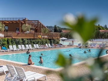 Space to relax around the pool