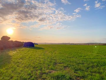 Visitor image of the sunrise from their tent