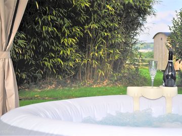 Hot tub available may to september