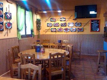 Inside the bar