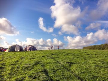 Spacious grassy pitches